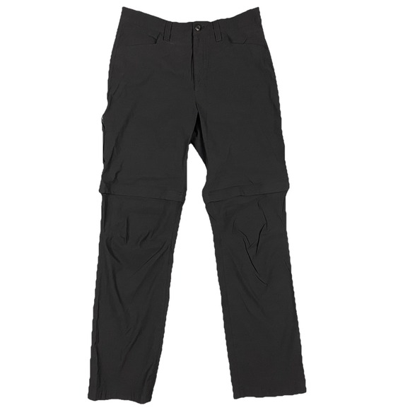 Eddie Bauer Other - Eddie Bauer Black Convertible Tech Pants‎ Mens Size 32 Hiking Shorts Stretch